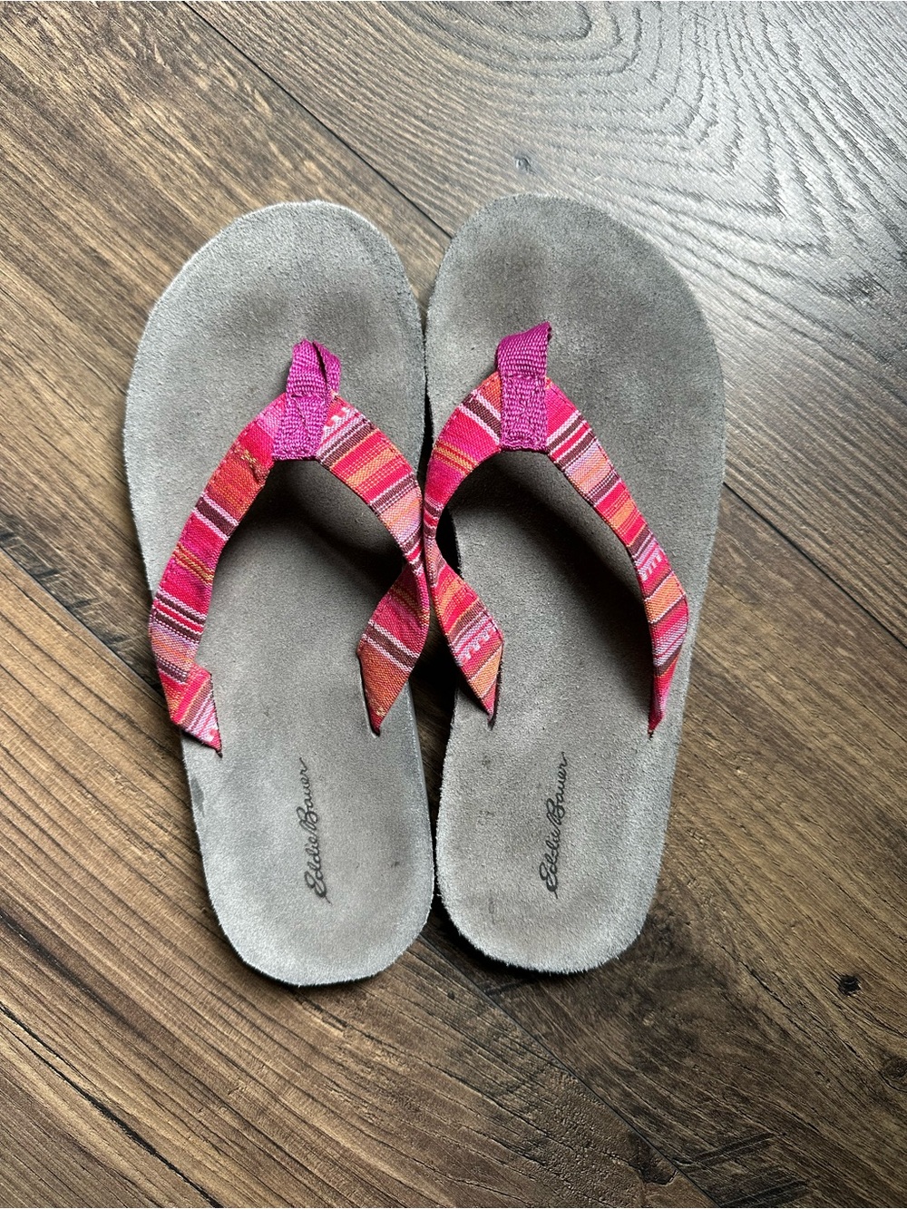 Eddie Bauer Women’s Fabric Strap Flip Flops